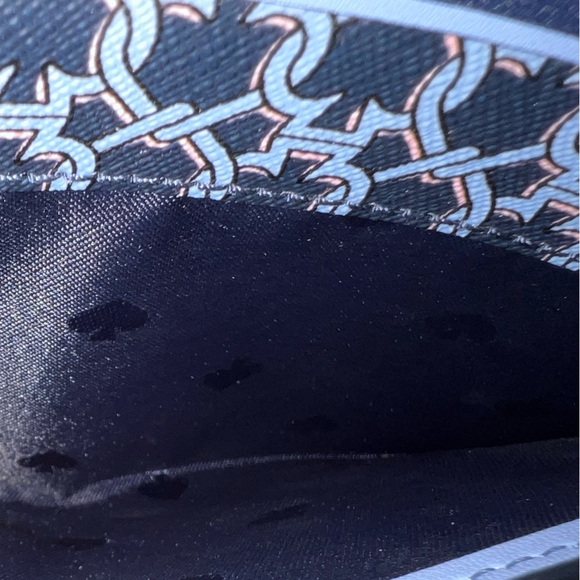 Kate Spade Continental Wallet - Blue Multi Spade Link - Picture 5 of 7